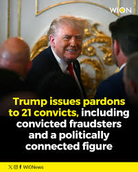 Trump issues large number of clemency grants focused on white-collar convict pardons
